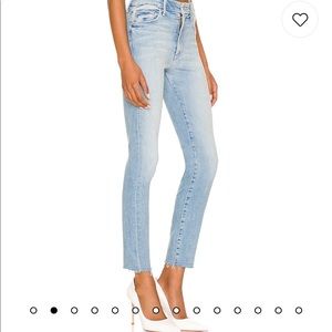 High Waisted Looker Ankle Fray MOTHER